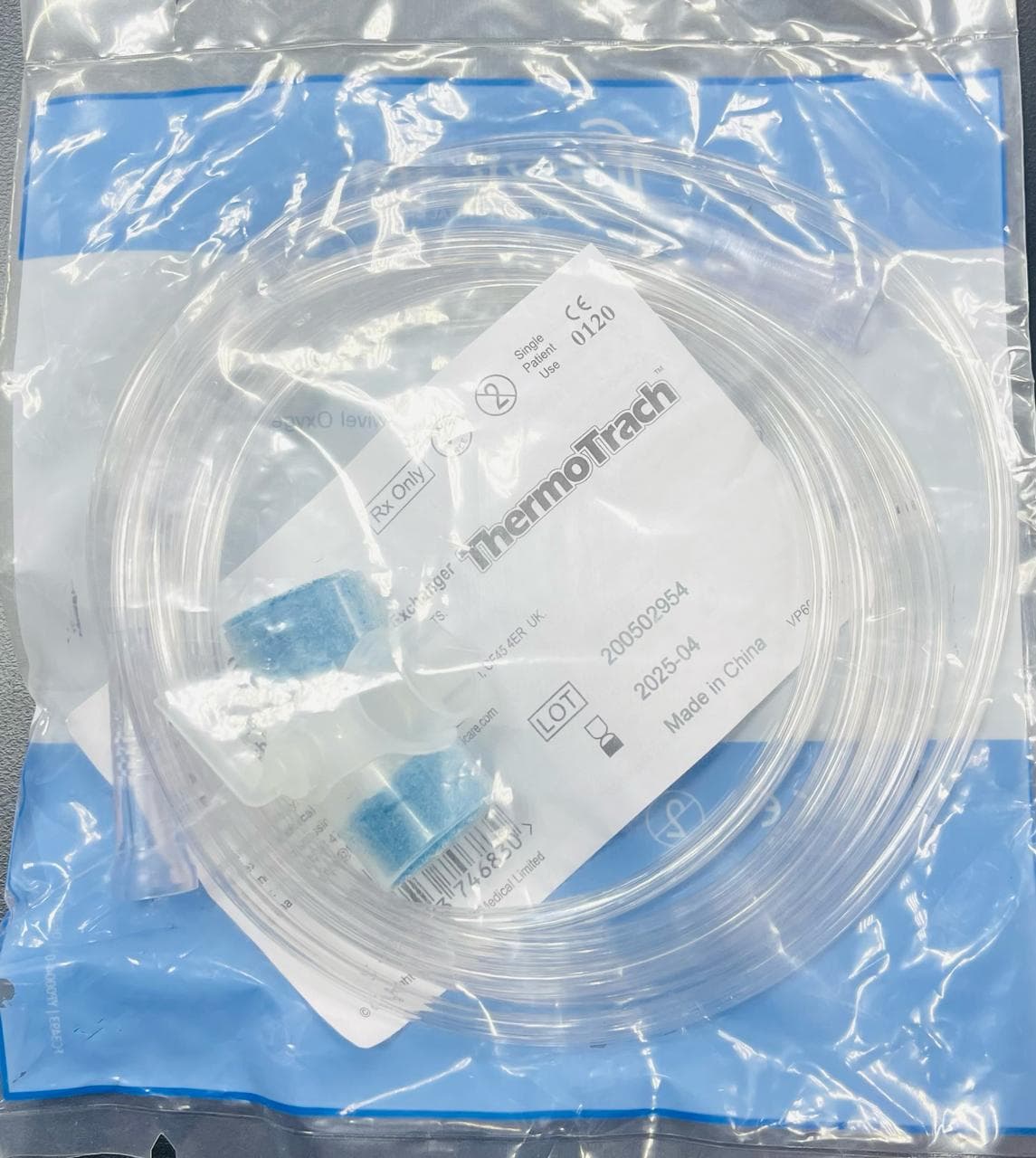 Flexicare ThermoTrach Tracheostomy HME with Vent Swivel Oxygen Port & 2.1m Oxygen Tubing