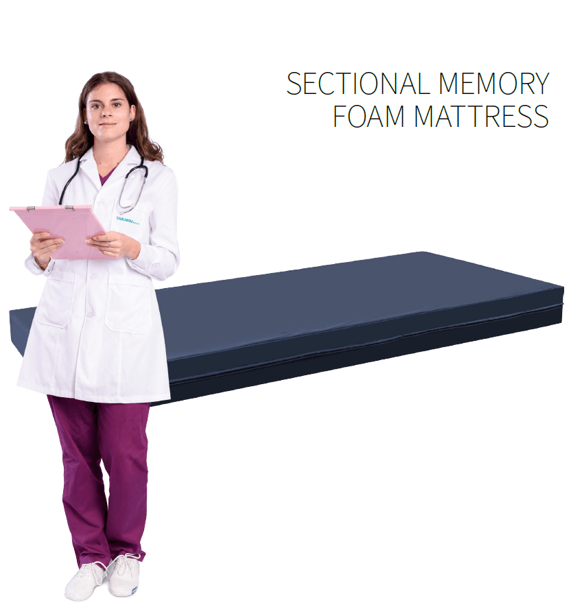 Healthward Sectional Memory Foam Mattress