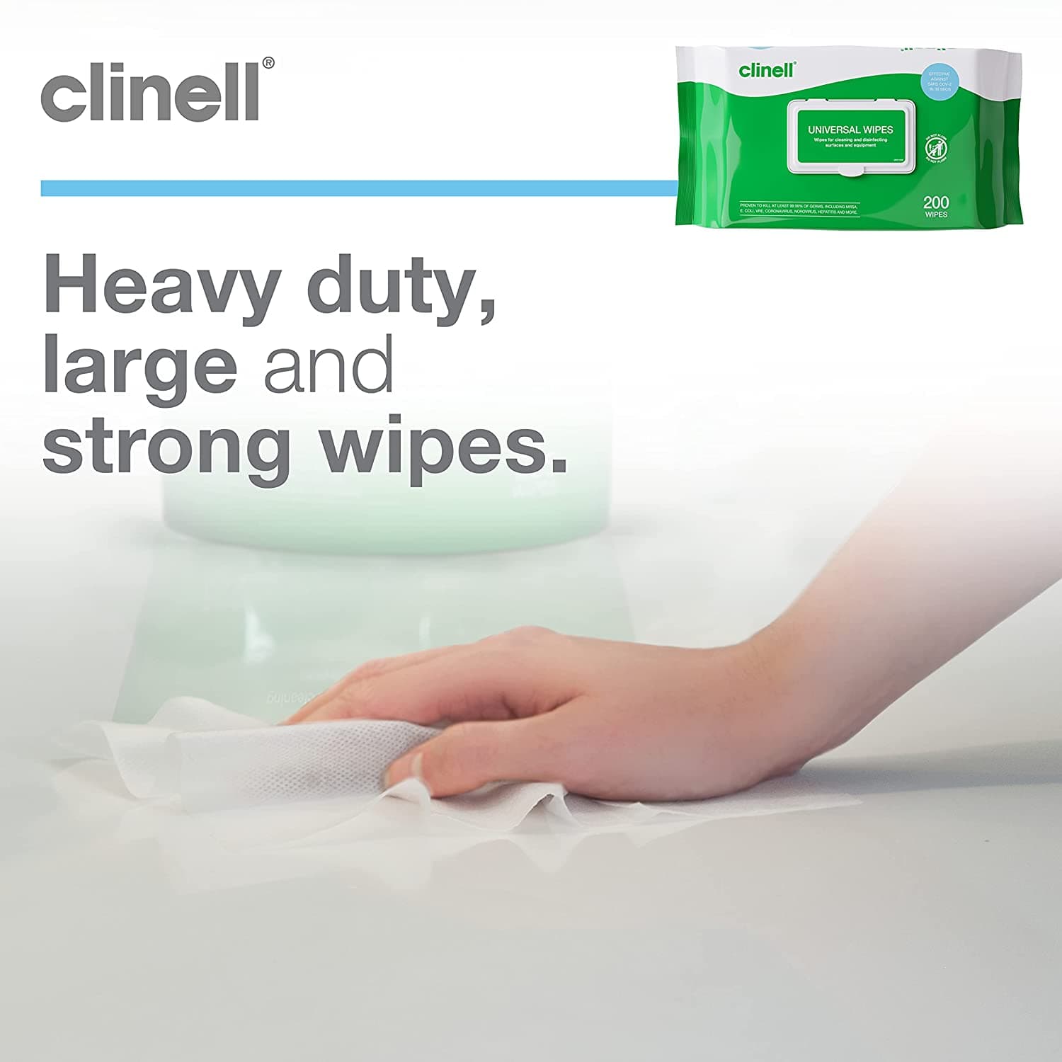 Clinell Universal Wipes 200's Pack