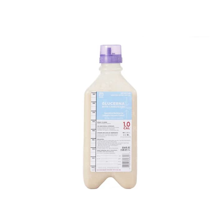 GLUCERNA WITH CARBSTEADY 1.0CAL, 1000ML, READY TO HANG BOTTLE