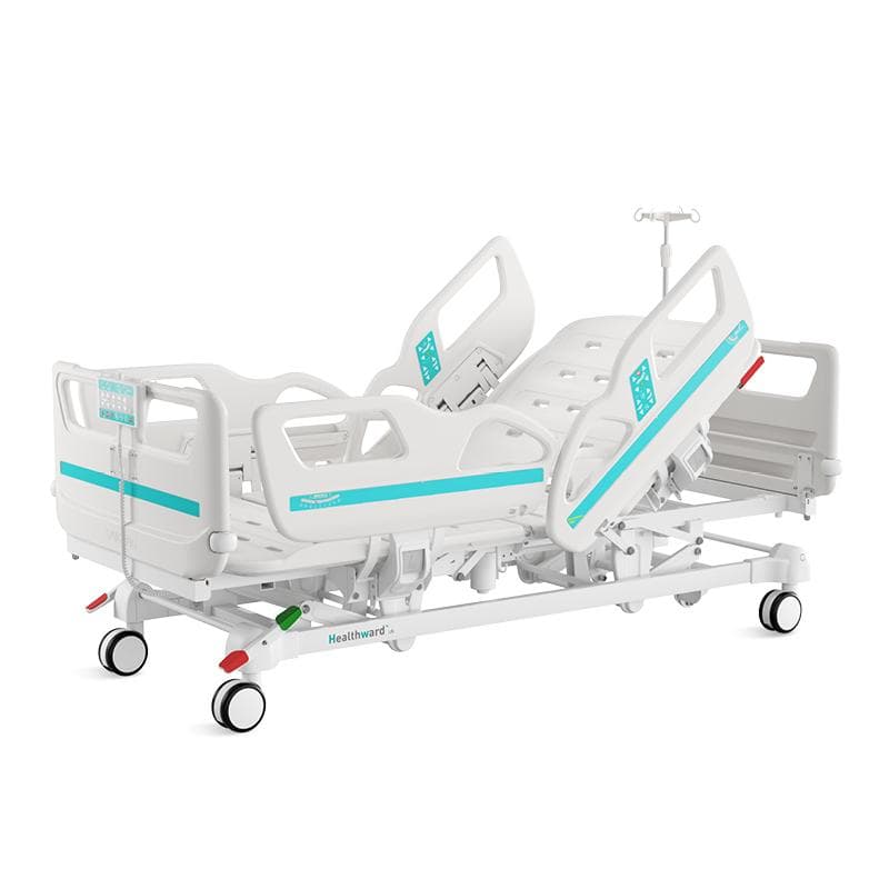 Healthward V8v Electric ICU Bed Premium with Mattress