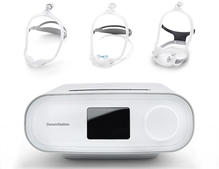 Philips DreamStation Auto BiPAP Machine with Humidifier and Mask