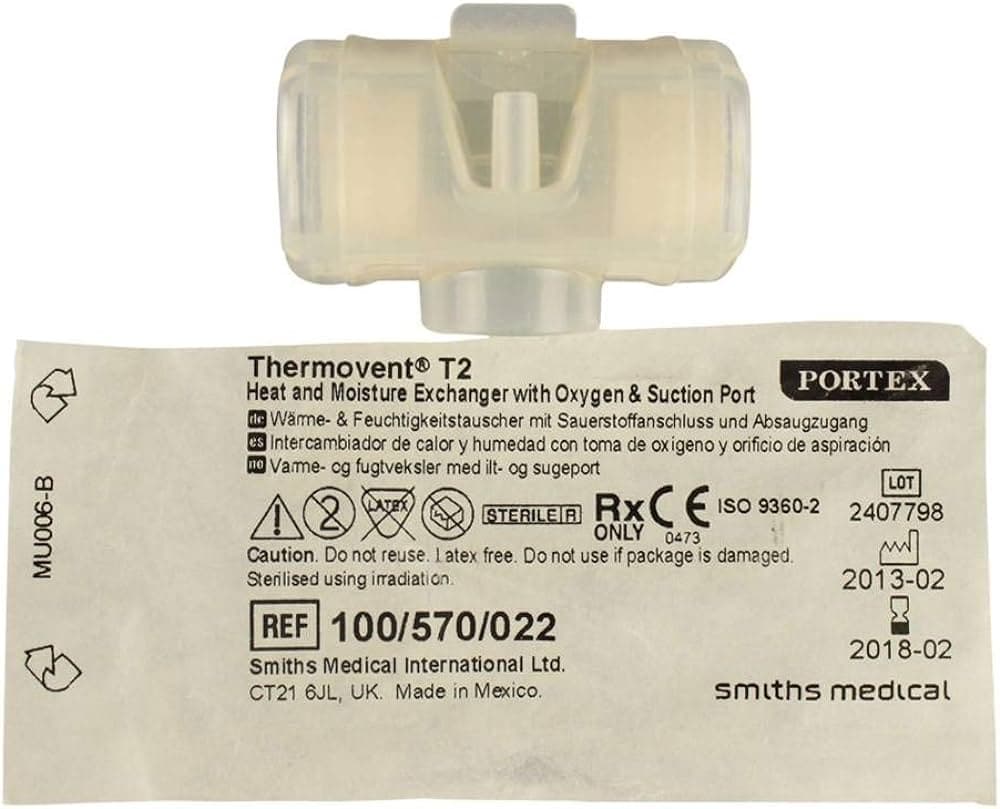 Portex Thermovent T2 Heat & Moisture Exchanger