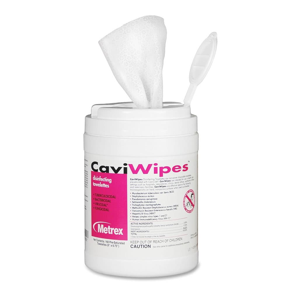 Cavi Wipes Disinfectant Towelettes 160's Can