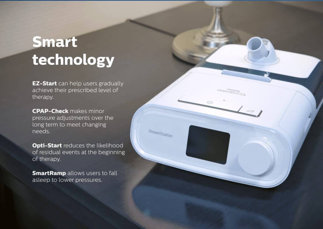 Philips DreamStation Auto CPAP Machine with Heated Humidifier and Mask